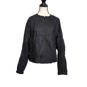 𝅺MOTO Jacket Size Large  motorcycle Jacket Black color ICON MERC